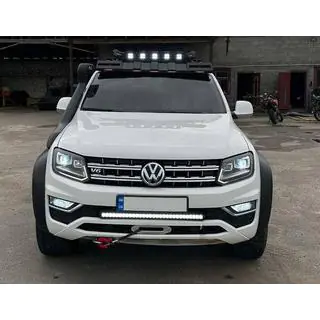 Frontscheibenblende unter Dachträger DAKAR (LED) Foto 1