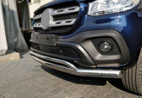 Mercedes X class 2017-2020 Front Doppelbügel Vegas (Edelstahl, 76mm) Foto 1