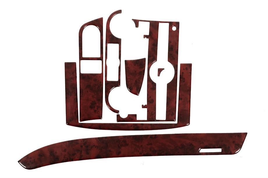 Chevrolet Aveo T250 2005-2011 Armaturenbrett Abdeckungen (kleines Set) Aluminium Image