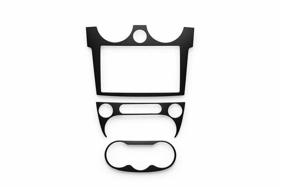 Daewoo Matiz 1998-2008 Armaturenbrett Abdeckungen (2005-2008) V2 Aluminium Image