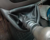 Mercedes Vito W639 2004-2014 Schaltsack mit Rahmen OEM (Kunstleder) Foto 1