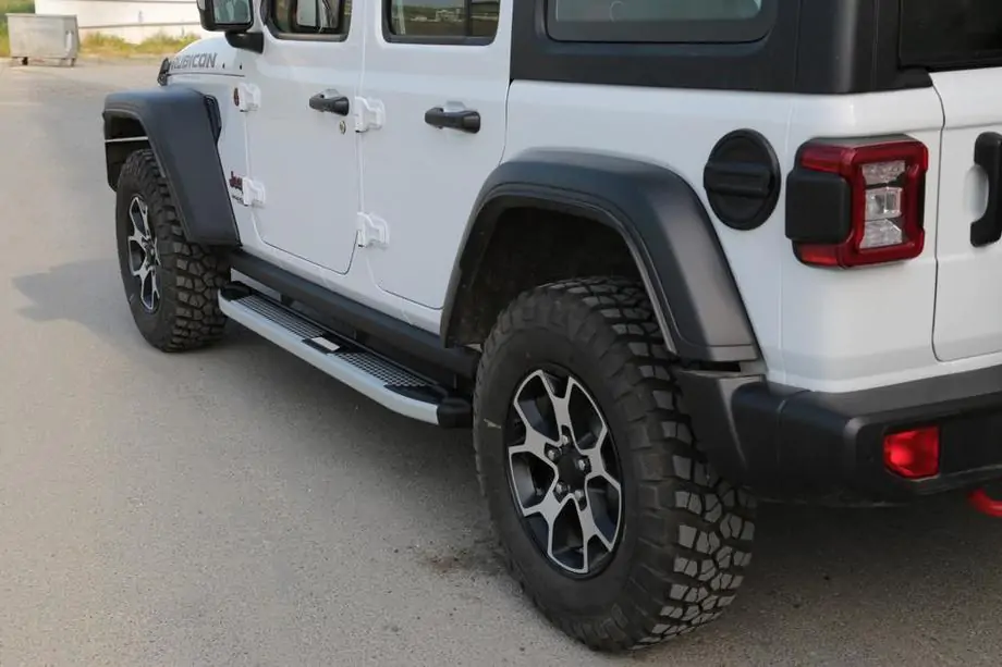 Jeep Wrangler 2018- Seitenschweller Mevsim Grey (2 Stk., Aluminium) Image