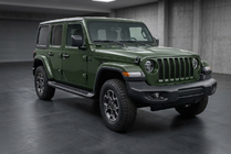 Jeep Wrangler 2018- Trittbretter Allmond Black (2 Stk., Aluminium) Foto 1