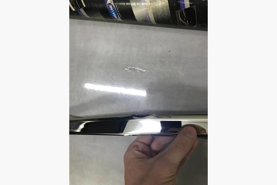 Volkswagen Passat B8 2015-2023 SALE! Edelstahl Ladekantenschutz für Heckstoßstange (SD, 3-tlg.) Foto 3