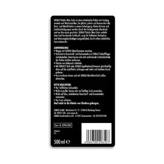 Sonax NanoPro Farbpolitur mit Wachs Schwarz 500ml Foto 2