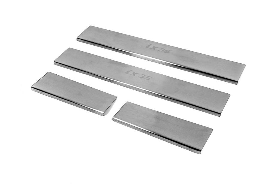Hyundai IX-35 2010-2015 Einstiegsleisten Carmos V3 (4 Stk, Edelstahl) Image