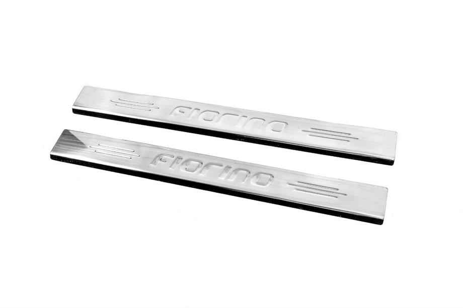 Fiat Fiorino/Qubo 2008-2024 Einstiegsleisten Carmos V4 (2 Stk, Edelstahl) Image