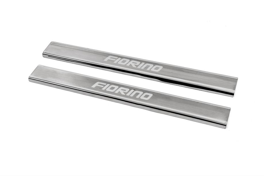 Fiat Fiorino/Qubo 2008-2024 Einstiegsleisten Carmos V3 (2 Stk, Edelstahl) Image