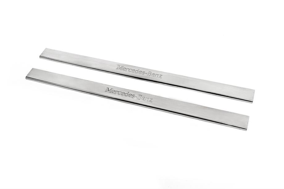 Mercedes E-class W124 1984–1997 Einstiegsleisten Carmos (2 Stk, Edelstahl) Foto 1