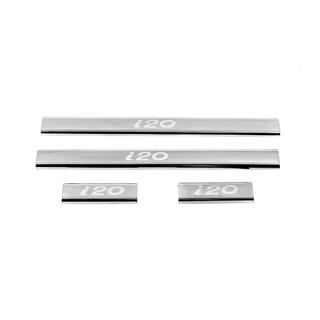 Einstiegsleisten Carmos V2 (4 Stk, Edelstahl) Hyundai I-20 2008-2012 Foto 2