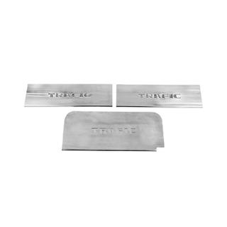 Einstiegsleisten Carmos V4 (3 Stk, Edelstahl) Renault Trafic 2001–2015 Foto 2