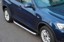 BMW X3 F25 2011-2018 Seitenschweller Fullmond (2 Stk., Aluminium) Foto 1