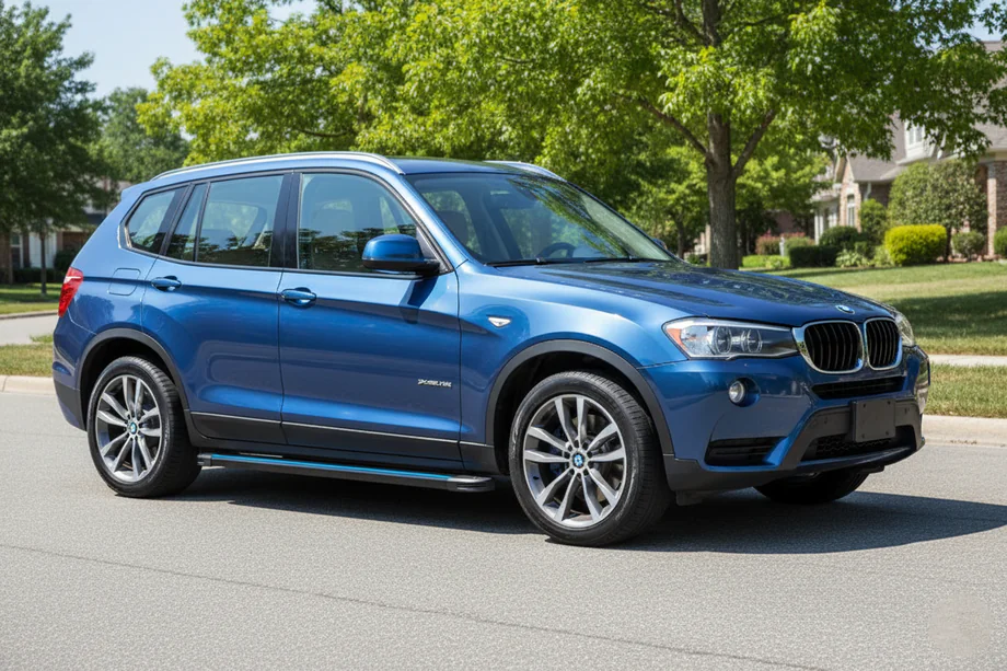 BMW X3 F25 2011-2018 Seitenschweller Maya Blue (2 Stk., Aluminium) Image
