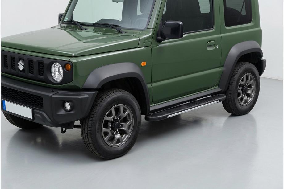 Suzuki Jimny 2018- Seitenschweller Bosphore Grey (2 Stk., Aluminium) Image