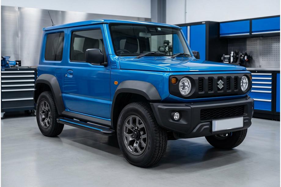 Suzuki Jimny 2018- Seitenschweller Maya Blue (2 Stk., Aluminium) Image