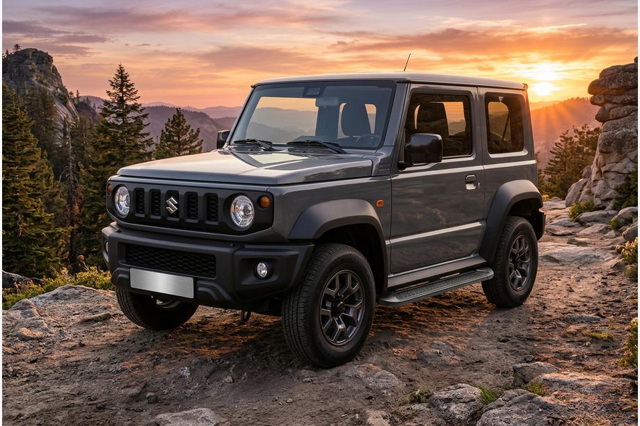 Suzuki Jimny 2018- Trittbretter Allmond Black (2 Stk., Aluminium) Image