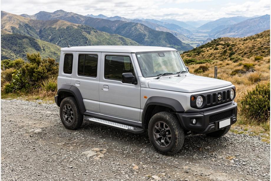Suzuki Jimny 2018- Trittbretter Allmond Grey (2 Stk., Aluminium) Image