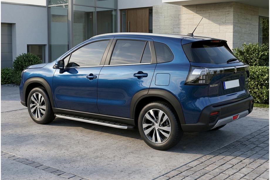 Suzuki SX4 S-Cross 2021- Seitenschweller Fullmond (2 Stk., Aluminium) Image