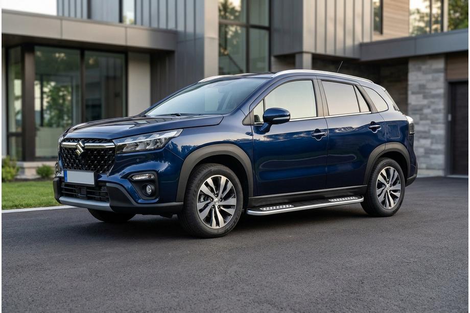 Suzuki SX4 S-Cross 2021- Seitenschweller Tayga V2 (2 Stk., Aluminium) Image