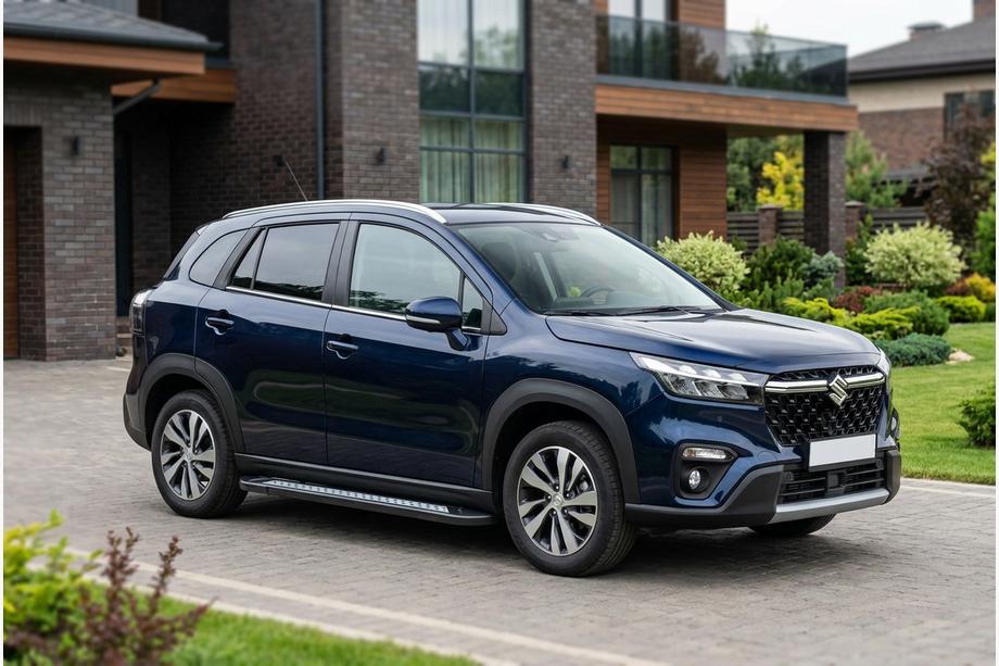 Suzuki SX4 S-Cross 2021- Seitenschweller Vision New Black (2 Stk., Aluminium) Image