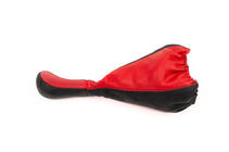 Universal Schaltsack mit Schalthebel (rot, Leder) Foto 2