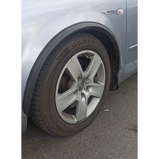 Kotflügelverbreiterungen (4 Stk, schwarz, ABS-Kunststoff) Audi A4 B6 2000-2004 Foto 1