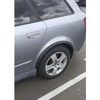 Kotflügelverbreiterungen (4 Stk, schwarz, ABS-Kunststoff) Audi A4 B6 2000-2004 Foto 2