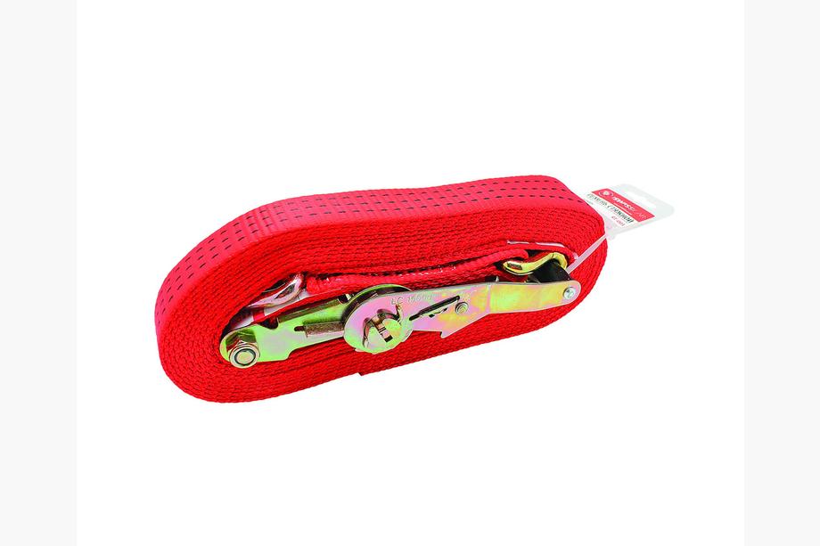 Spanngurt mit Ratschenmechanismus und Metallhaken 3 Tonnen 5 m RT-003 PROSWISSCAR Image