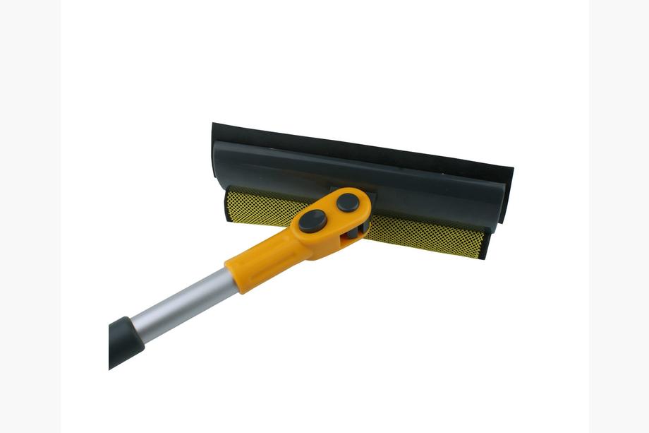 Vodozgoni Wasserabzieher mit TPR-Gummilippe und Schwamm, Teleskopstiel 50-70 cm SAPFIRE Foto 3