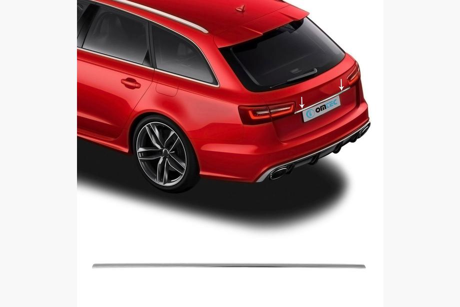 Audi A4 B7 2004-2008 Heckleiste Edelstahl Image
