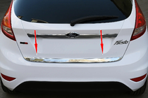 Ford Fiesta 2008-2017 Kofferraumleiste Edelstahl Carmos - Türkischer Edelstahl Foto 3