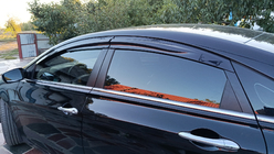 Hyundai Sonata YF 2010-2014 Windabweiser (4 Stk., Sunplex Sport) Foto 8