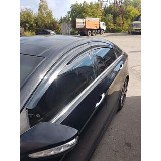 Windabweiser (4 Stk., Sunplex Sport) Hyundai Sonata YF 2010-2014 Foto 3