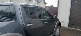 Mitsubishi L200 2006-2015 Windabweiser (4 Stk., Sunplex Sport) Foto 6