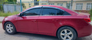 Chevrolet Cruze 2009–2015 Windabweiser mit Chromleisten (4 Stk., Sunplex Chrome) Foto 1