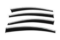 Chevrolet Cruze 2009–2015 Windabweiser mit Chromleisten (4 Stk., Sunplex Chrome) Foto 5