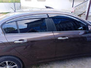 Fiat Tipo 2016- Windabweiser mit Chromleisten (4 Stk., Sunplex Chrome) Foto 2