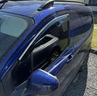 Ford Courier 2014-2023 Windabweiser mit Chromleisten (4 Stk., Sunplex Chrome) Foto 4