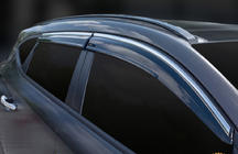 Hyundai Tucson TL 2016-2021 Windabweiser mit Chromleisten (4 Stk., Sunplex Chrome) Foto 4