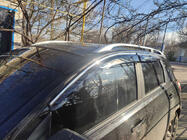 Nissan Qashqai 2007-2010 Windabweiser mit Chromleisten (4 Stk., Sunplex Chrome) Foto 5