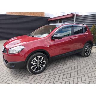 Windabweiser mit Chromleisten (4 Stk., Sunplex Chrome) Nissan Qashqai 2010-2014 Foto 4
