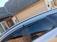 Opel Astra J 2009-2015 Chrom Windabweiser mit Leiste HB/SD (4 Stk, Sunplex Chrome) Foto 3