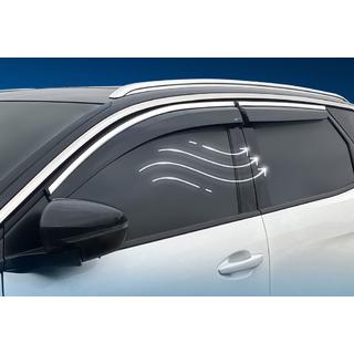 Windabweiser mit Chromleisten (4 Stk., Sunplex Chrome) Peugeot 3008 2016-2023 Foto 1