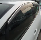 Renault Clio V 2019- Windabweiser mit Chromleisten (4 Stk., Sunplex Chrome) Foto 3