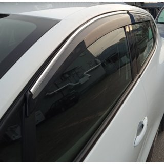 Windabweiser mit Chromleisten (4 Stk., Sunplex Chrome) Renault Clio V 2019- Foto 3