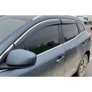 Windabweiser mit Chromleisten (4 Stk., Sunplex Chrome) Renault Kadjar 2015-2022 Foto 2