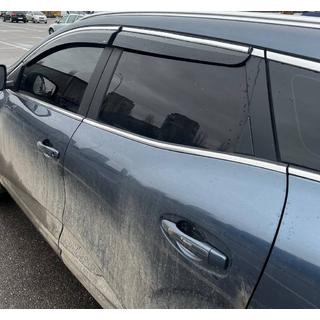 Windabweiser mit Chromleisten (4 Stk., Sunplex Chrome) Renault Kadjar 2015-2022 Foto 4