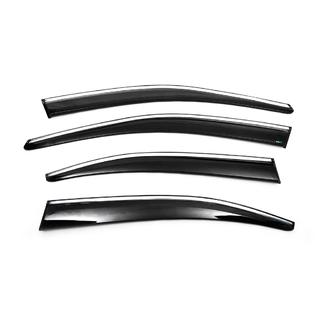 Windabweiser mit Chromleiste Liftback (4 Stk., Sunplex Chrome) Skoda Octavia III A7 2013-2019 Foto 1