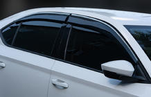 Skoda Superb 2015-2024 Windabweiser mit Chromleiste SD (4 Stk., Sunplex Chrome) Foto 1
