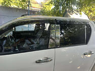 Toyota Hilux 2015- Windabweiser mit Chromleisten (4 Stk., Sunplex Chrome) Foto 5
